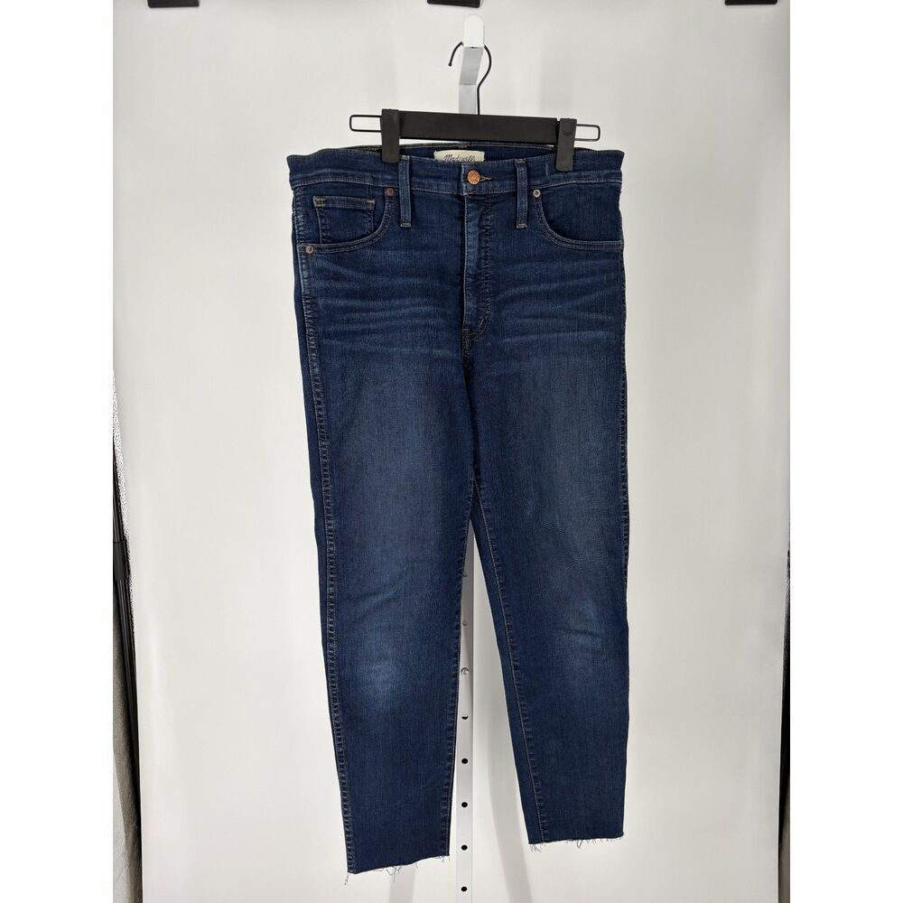 Madewell High Rise Dark Wash Skinny Jeans
